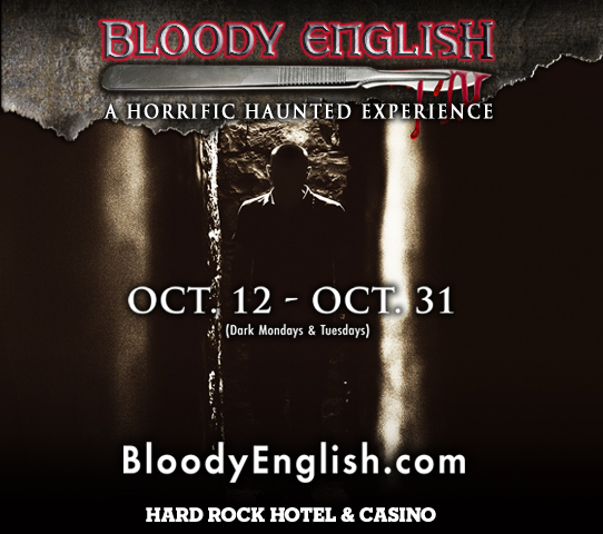 Bloody English in Las Vegas at HRH